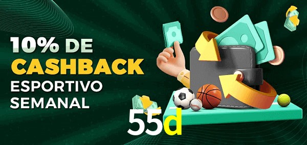 10% de bônus de cashback na 55d